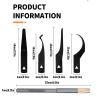 Goshyda 4 in 1 Chip Repair Blade Set, Aluminum Alloy & Copper BGA IC CPU Remover Tool for Circuit Board Motherboard Glue Removal view 2