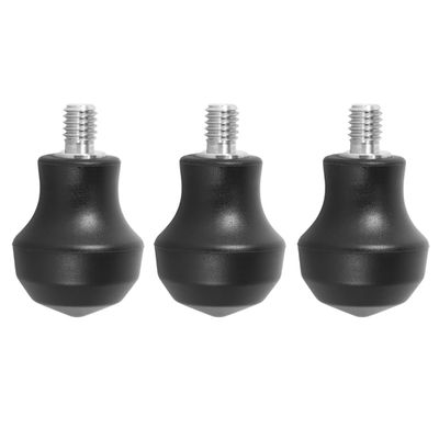 FEICHAO 3/8" Screw Anti-Slip Tripod Anti-Slip Rubber Feet Pad Monopod Leg Pad Replacement (3pcs)