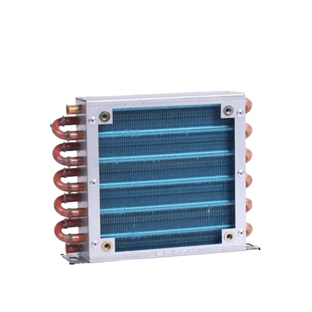 BTZGNDMIO Shell condenser radiator refrigerator freezer air-cooled water-cooled aluminum fin and copper tube heat exchanger(A)