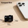 Sniegauu Mini Keychain Camera, 1080P Retro Digital Camera, Tiny Size Video Recording, Pocket Micro Camare for Travel, Recording Life(No Memory Card) view 2