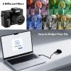 Sniegauu Mini Keychain Camera, 1080P Retro Digital Camera, Tiny Size Video Recording, Pocket Micro Camare for Travel, Recording Life(No Memory Card) view 3