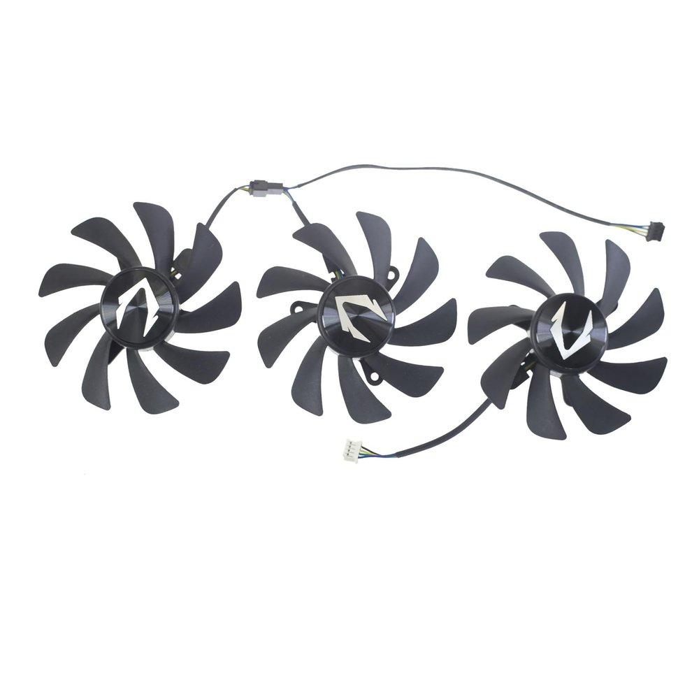 3PCS SET CF9010H12S GA92S2U DC12V 0.46A -PFTB 4PIN Graphics Card Fan  Compatible For ZOTAC  RTX2060-6GD6 X GAMING OC