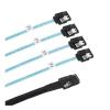 ABKMXZKD MI NI S*A*S to Adapter Converter,MI NI S*A*S SFF 8087 Controller 6gb to 4SATA Forward Breakout Cable,SFF-8087 Connector to 4(1m,SF-009) view 2