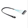 ABKMXZKD MI NI S*A*S to Adapter Converter,MI NI S*A*S SFF 8087 Controller 6gb to 4SATA Forward Breakout Cable,SFF-8087 Connector to 4(1m,SF-009) view 4