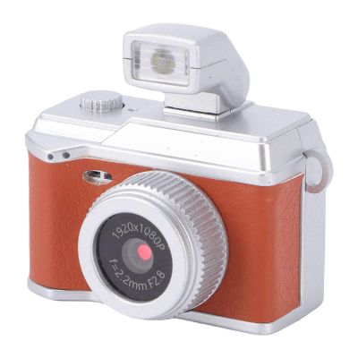 Bewinner Mini Keychain Camera, 1080P Compact Retro Digital Camera, 0.96 Inch Color Screen Tiny Vintage Keychain Vlog Cameras for Travel