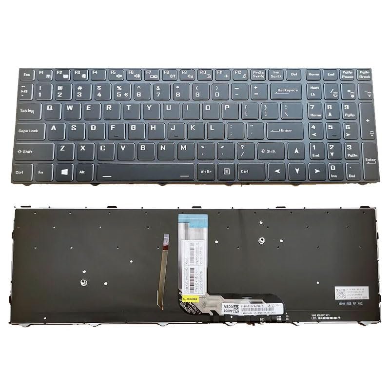 100% New US Backlit Keyboard for Gigabyte A5 A7 K1 X1 G5 KC G5 MD GD KD G7 MD GD G7 KC 6-80-N15Z0 N815Z0 CVM18H96GB9430 CVM18H93US