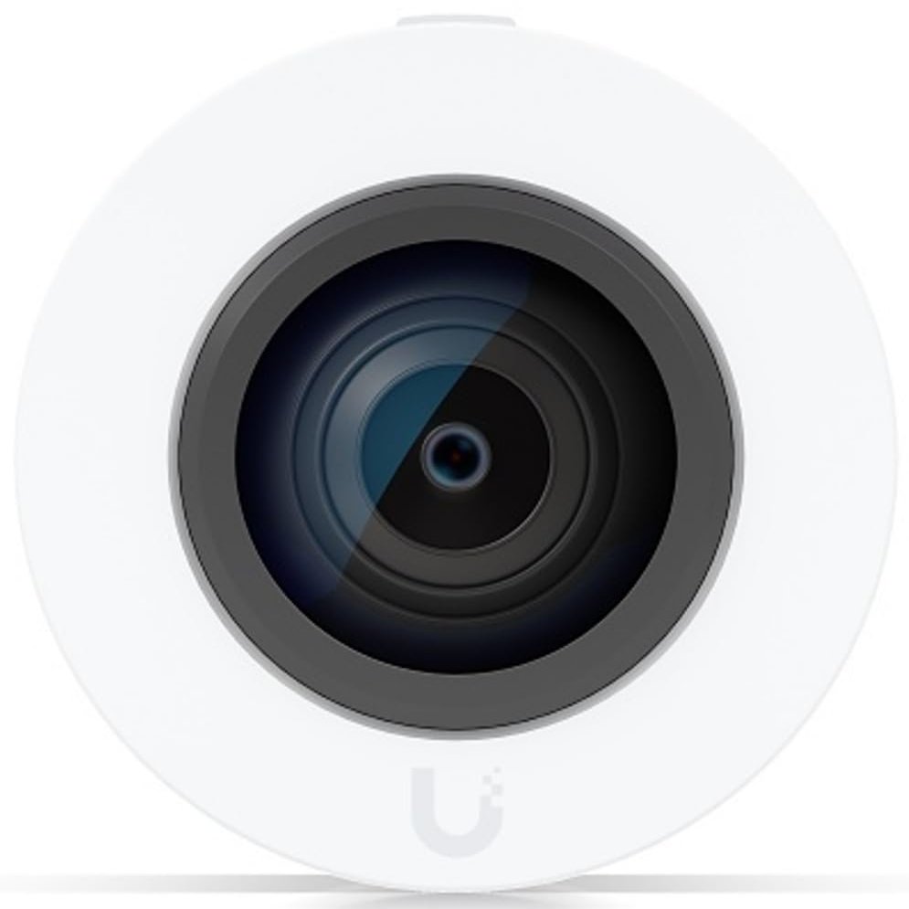 Ubiquiti UVC-AI-Theta-ProLens360 AI Theta Pro 360 Lens, White, 8MP 1/1.8" Sensor, 4MP 2160x2160 Resolution, 24 FPS Max. Frame Rate, Indoor Only, Includes Standard Flush Mount