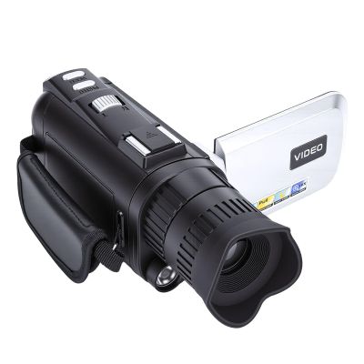 Oreilet Video Camera Camcorder, FHD 1080P 24MP Vlogging Camera with 3.0 Inch 270 Rotatable Color Screen 18X Zoom Anti Shake, Electronic Shutter, for Students Beginners Kids (Silver)