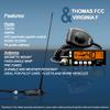 President Radio Heavy Duty (HD) Kit with Thomas FCC 40-Channel,12/24 Volt AM/FM CB Radio and Virginia F Magnet-Mount Antenna view 3