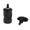 6 Pack 5/8 Inch to 1/4 Inch Adapter, 16mm Female to 17mm Thread Converter for Light Stand Mounting Hardware, Black view 3