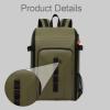 BaotyJie Camera Backpack Double Shoulder Zipper Waterproof Photographers Professional EVA Photography Travel Case Camera Equipment Bag view 2