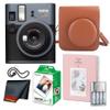 Fujifilm Instax Mini 41 Instant Camera Bundle with Fuji Instax-Instant-mini Film Value Pack (20 Sheets) + Photo Album 64 Pockets + Vintage Style Compatible Carrying Case Brown view 1