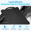 Dlnope Starlink Mini Case, Mini Protective Cover Liquid Silicone Case for Starlink Satellite Dish, Accessories for Starlink Portable Full Cover Shell, Protection with Shock-Absorbing Corners view 3