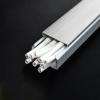 24 36 48 60 72 79 in Length Stainless Steel Cable Trunking, Cables Raceway Concealer for Offices/workshops, Half Round Silver Metal Cord Cover for Prevent Cable Trips(L 24IN X W 1.2IN X H 1.2IN) view 1