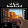 7" Camera Field Monitor, 2000nit HD 1920x1080 IPS Touch Screen with 3D LUT, 4K HDMI Loop in/Out with Peak Focus DSLR Video Assist HDR Waveform, Cold Shoe Mount, 2 NP-F750 Batteries & Cable view 2