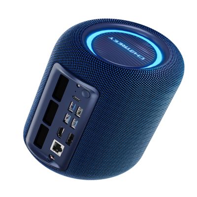 chatreey Gaming Mini PC AMD Ryzen 7 8745HS (8C/16T, Upto 4.9GHz) 16GB DDR5 RAM 512GB SSD, 10W Hi-Fi Speaker Mini Computer with USB-C 4.0/3-Screen Output/Wi-Fi 6/BT 5.2/2.5G NIC for Home Office