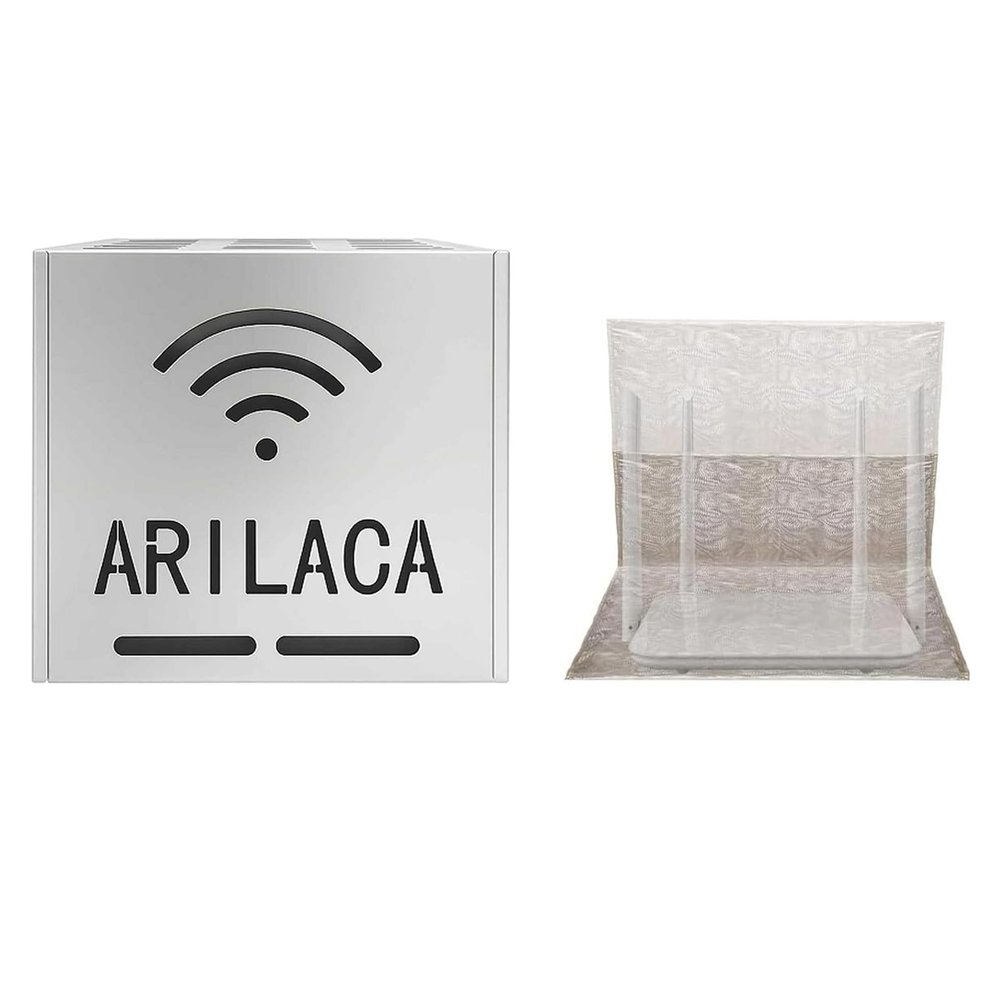 Aihmilcl Large WiFi Router Cover Shielding E m f Blocker for WiFi Router Box E m f Faraday Cage E M f Blocker for Home E m f Shield Large Faraday Bags EMP Proof Blocks 5G About 90% E m f Protection
