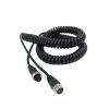 Telescopic Wire Extension Cord Stretchable Harvester Aviation Connector for DVR TV RV Camera Connection- 6M view 1