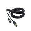 Telescopic Wire Extension Cord Stretchable Harvester Aviation Connector for DVR TV RV Camera Connection- 6M view 3