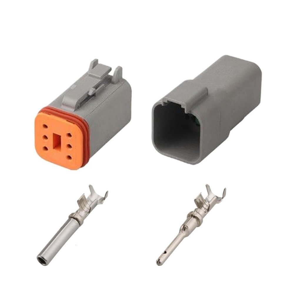 KIUYTRW 2/3/4/6/8/12Pin Automobile Waterproof Harness Sealed Plug Connector Dt06-2s Dt04-2p