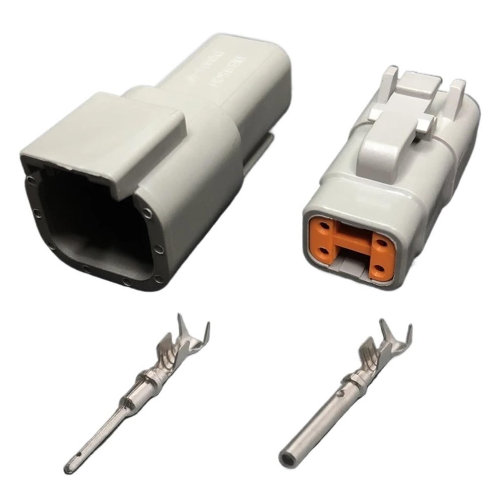 KIUYTRW Automobile 3p4p6p8p12p Sealed Waterproof Harness Plug Connector Dtm06-2s Dtm04-2p