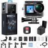 AKASO Brave 7 LE 4K30FPS 20MP WiFi Action Camera with Touch Screen EIS 2.0 Zoom Remote Control 131Feet Waterproof Underwater Camera Dual Color Screens Support External Microphone Vlog Camera view 1
