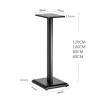 DOIBG Speaker Stand Audio Bracket Wooden Speaker Stand Shock-Absorbing Foot Nail Surround Sound Stand Floor Center Speaker Stand Studio S-T80-1 Pair view 2