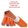 HUIZHUGS Wire and Cable RVV Double Sheathed Copper Cable Welding Machine Wire Single Core7 5 3 2 1/0 2/0 3/0AWG Welding Cable Wire 16mm2 Oil Resistant Wire and Cable(3AWG 25mm2) view 4