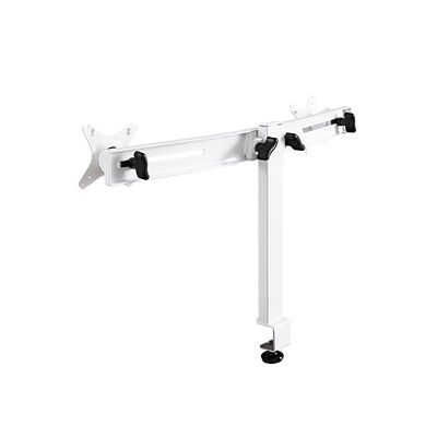 DOIBG Universal Tv Stand Dual for 13-27 Inch Screens, Left and Right Stretch Adjustment Monitor Arm, Mount with Height/Tilt/Swivel Adjustable