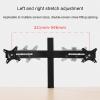 DOIBG Universal Tv Stand Dual for 13-27 Inch Screens, Left and Right Stretch Adjustment Monitor Arm, Mount with Height/Tilt/Swivel Adjustable view 2