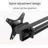 DOIBG Universal Tv Stand Dual for 13-27 Inch Screens, Left and Right Stretch Adjustment Monitor Arm, Mount with Height/Tilt/Swivel Adjustable view 4