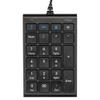 Digio2 Z2988 USB Numeric Keypad Wired with Zoom-Compatible Assignment Key Black view 1