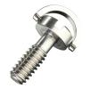 Quick Release Plate Mounting Screws Long 1/4" D-Ring Screw Stainless Steel for Camera Tripod Quick Release Plate Silver view 1