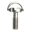 Quick Release Plate Mounting Screws Long 1/4" D-Ring Screw Stainless Steel for Camera Tripod Quick Release Plate Silver view 2