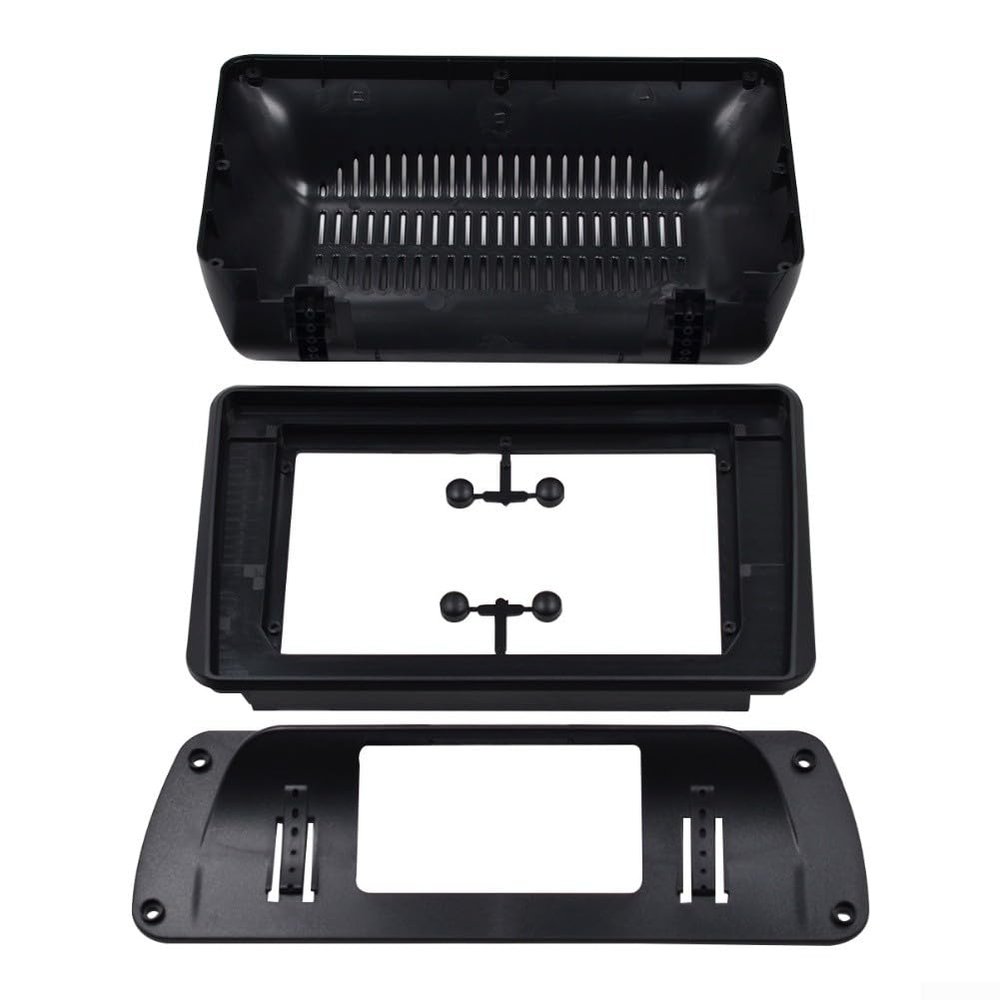 AugustknowU Car Stereo Navigation Frame Bracket, 9/10.1 Inch Plastic Dashboard Kit for Large Screen Multimedia Audio Conversion(9 inches)