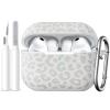 DGege Leopard Engraved Compatible for AirPods Pro 3 Case Cover(2025),Soft Silicone Compatible with Apple AirPods Pro 3 Case for Women,Cute Air Podspro3 Case with Keychain &Cleaning Kit view 1
