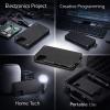 Aluminum Alloy Protective Case for Raspberry W, Black Enclosure with Heat Dissipation - Lightweight Design, Multiple Port Access, Durable Protection for Electronics view 4