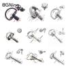 Quick Release Plate Mounting Screws 1 M2 .5 M3 M5 Folding D-Ring Adapter for Tripod Monopod Quick Release Plate Camera Photography Accessories(M5 7mm Black) view 4