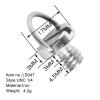 Quick Release Plate Mounting Screws 1/4 Quick Release Screw Set Folding D-Ring for Camera Photography Tripod monopod(LS047 1PC) view 2