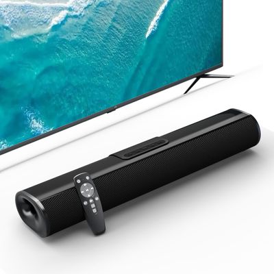 Unisyomyo 50W Sound Bar for Smart TV, 2.0 ch Soundbar with Bluetooth 5.3/ARC/Opt/AUX Connect, Surround Sound System for TV with 2 Full Range Speakers, Home Audio Surround Sound System for TV PC