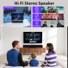Unisyomyo 50W Sound Bar for Smart TV, 2.0 ch Soundbar with Bluetooth 5.3/ARC/Opt/AUX Connect, Surround Sound System for TV with 2 Full Range Speakers, Home Audio Surround Sound System for TV PC view 2