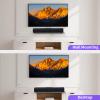 Unisyomyo 50W Sound Bar for Smart TV, 2.0 ch Soundbar with Bluetooth 5.3/ARC/Opt/AUX Connect, Surround Sound System for TV with 2 Full Range Speakers, Home Audio Surround Sound System for TV PC view 3