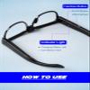 Camera Glasses Smart Video Glasses,HD 1080p Recording Outdoor Sport Glasses with Camera Wearable Eyeglass Built-in 32G Memory CardPerfect for Outdoor Travel, Driving, and Hiking. (Retro) view 4