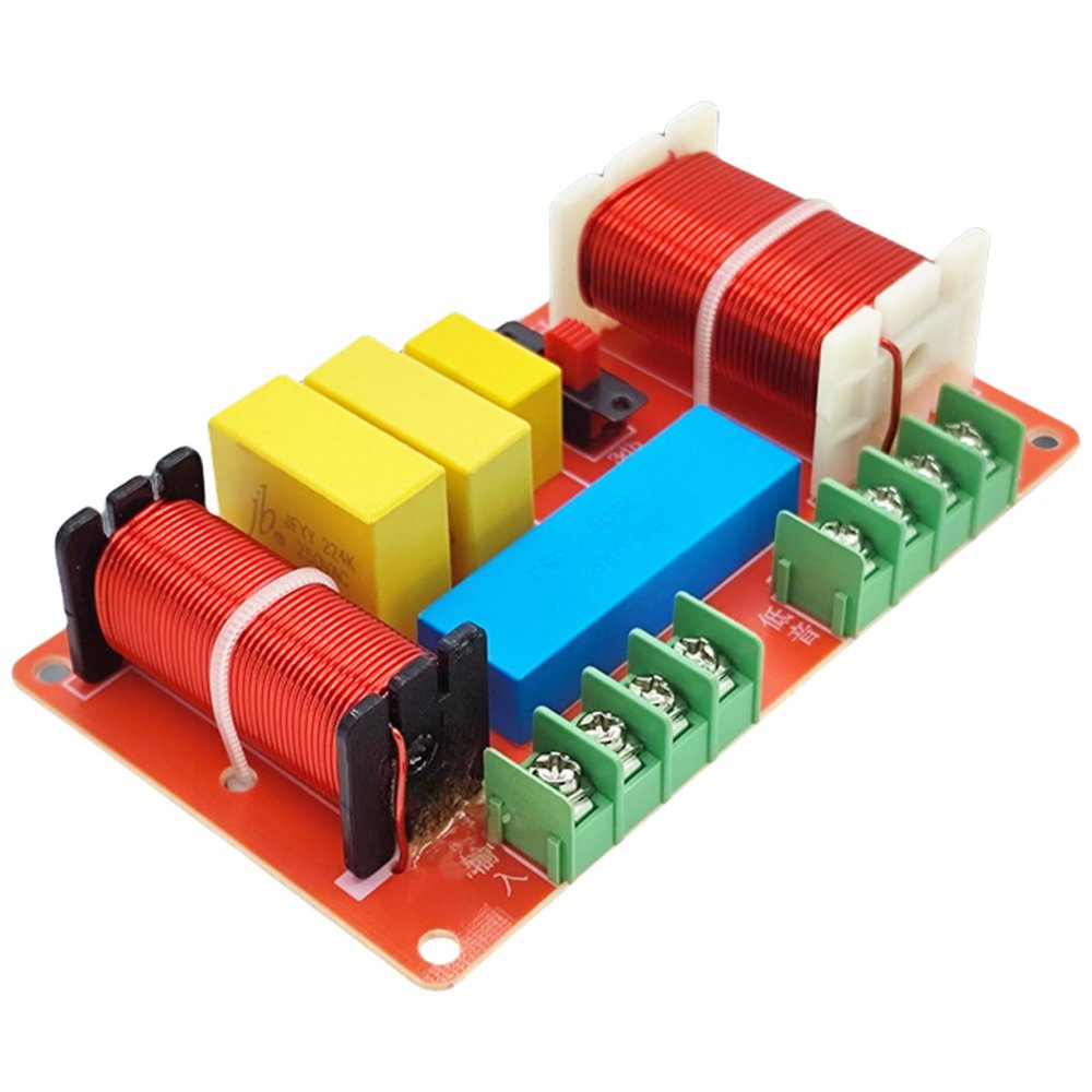 Ywmsfl 250W Speakers Frequency Divider Board Sound Crossovers Filter 1 Treble 2 Bass 3 Way Distributor Module Three Way Divider