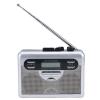 Bewinner Cassette Player AM FM Radio, Retro Cassette Tape Player Recorder with Digital Clock Timer, Built in Speaker & 3.5mm Microphone Earphone Jack, Compact Gift for Music Lovers view 1