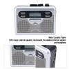 Bewinner Cassette Player AM FM Radio, Retro Cassette Tape Player Recorder with Digital Clock Timer, Built in Speaker & 3.5mm Microphone Earphone Jack, Compact Gift for Music Lovers view 3