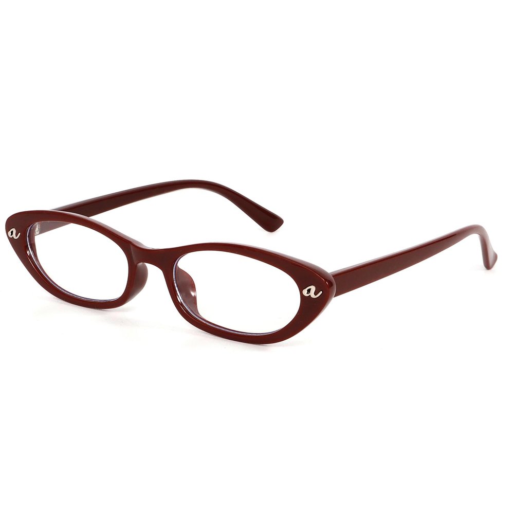 BOTEN Cat Eye Blue Light Blocking Glasses for Women Men Small Oval Eyeglasses Anti Glare Nerd Eyewear