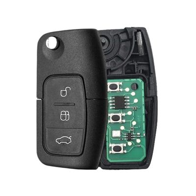 Suitable for 433MHZ 4D60 Chip Car Remote Key Fit for Ford Fusion Focus Mondeo Fiesta Galaxy Automobile FO21 Blade Flip(HU101 Blade,433mhz 4D63 80Bit)