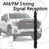Acdogeer Short Antenna Compatible with Chevy Silverado 1500 & GMC Sierra Trucks, Internal Copper Coil for Enhanced Reception, 7 inches Spiral Rubber Chevy Antenna Replacement Accessories view 2
