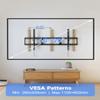 Suptek Heavy Duty Tilted TV Wall Mount for 60-120" TVs  220Lbs, Fits 3 Studs of 16" and 2 Studs of 18" or 24", VESA 1100x600mm, Low Profile for LED/OLED/LCD, MT11 view 2